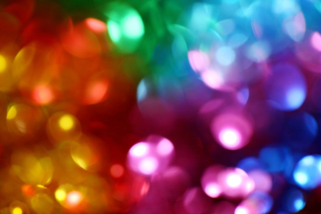 a close up of a bunch of colorful lights a close up of a bunch of colorful lights